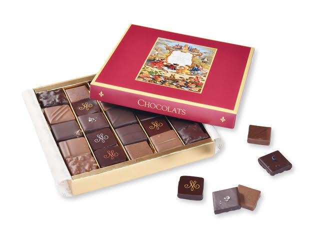 Les écrins rouges 300g Assortis