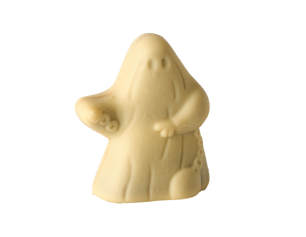 White ghost (with milk chocolate inside)